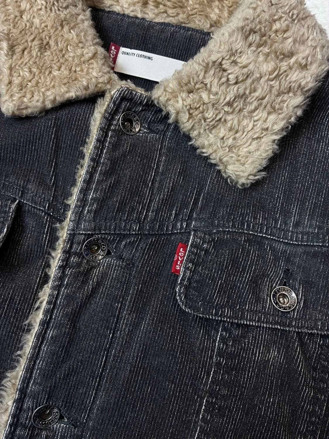 리바이스 00's 코듀로이 양탈 쉐르파 트러커 자켓 PN6006 상품이미지3