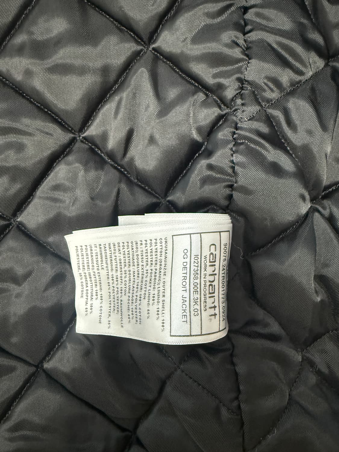 칼하트 WIP OG 디트로이트 자켓 블랙 XL 상품이미지5