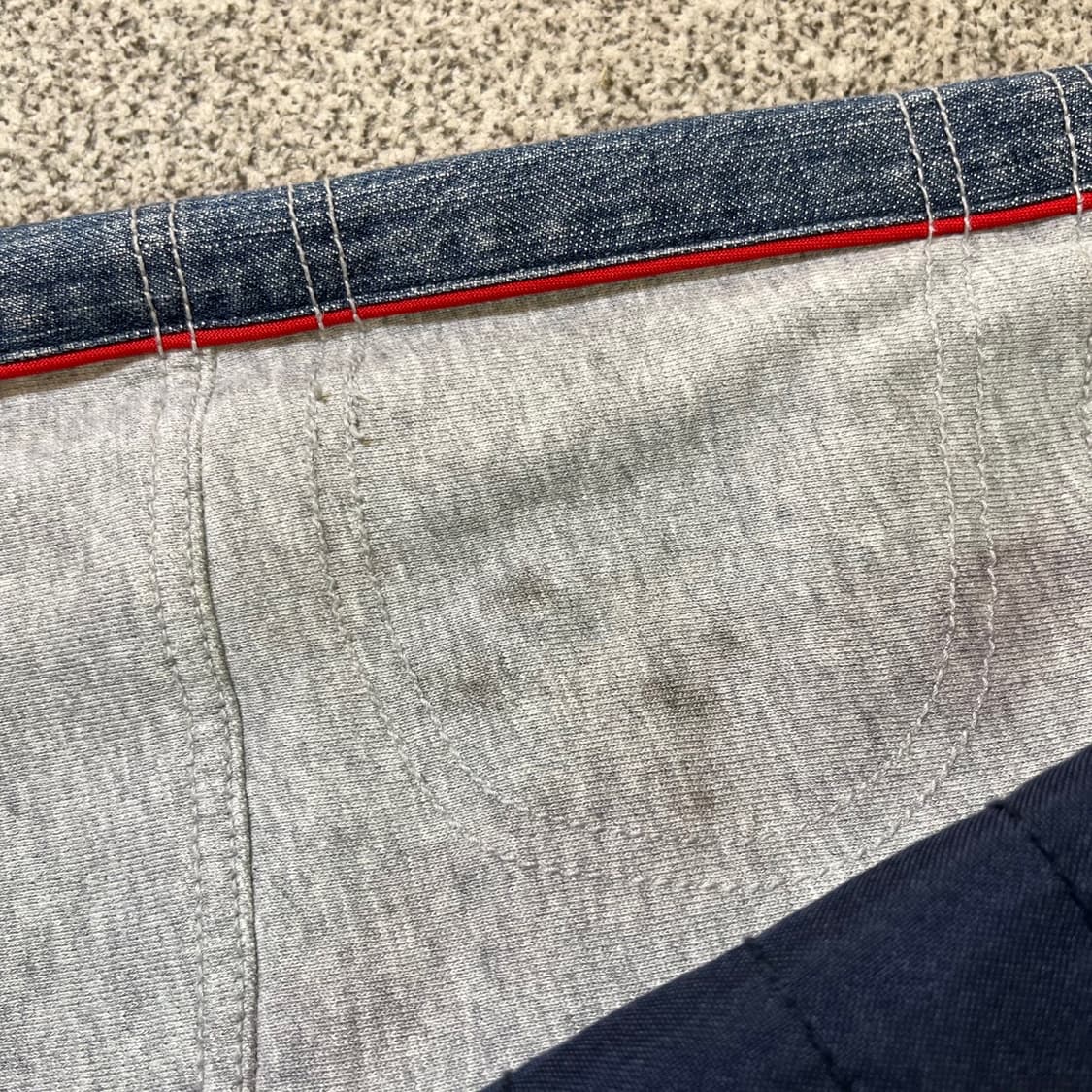 후부 빅로고 데님 레이싱 자켓 상품이미지8