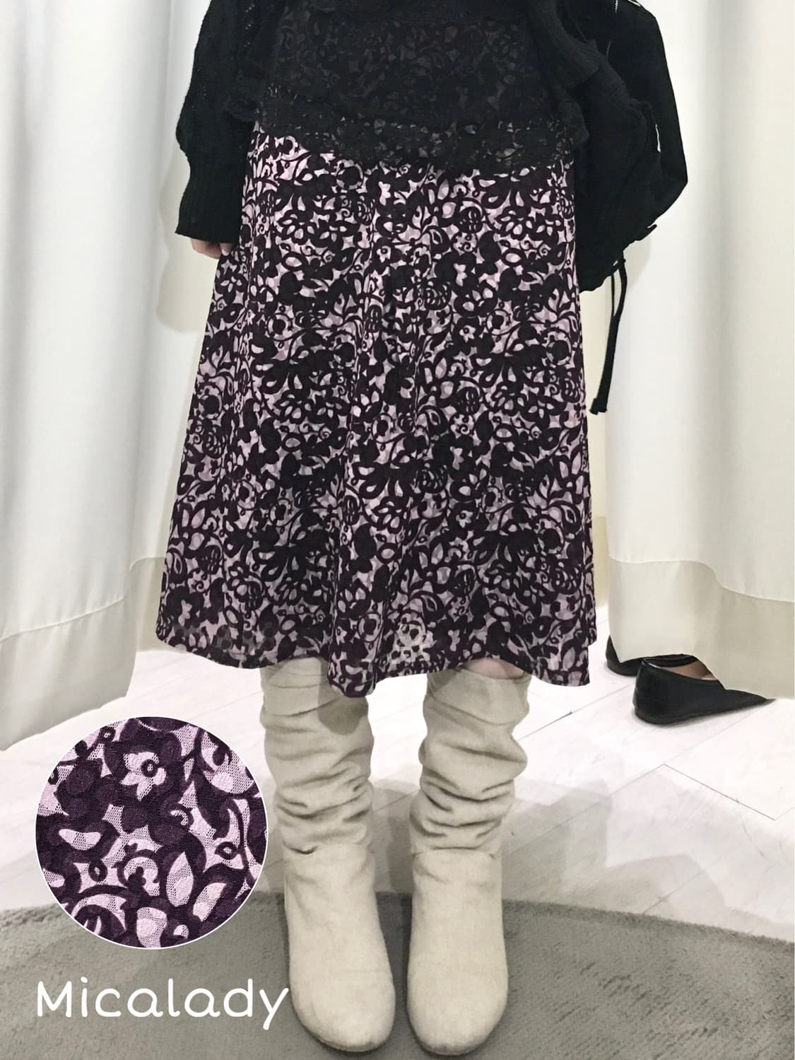 Micalady floral hippie skirt 상품이미지1