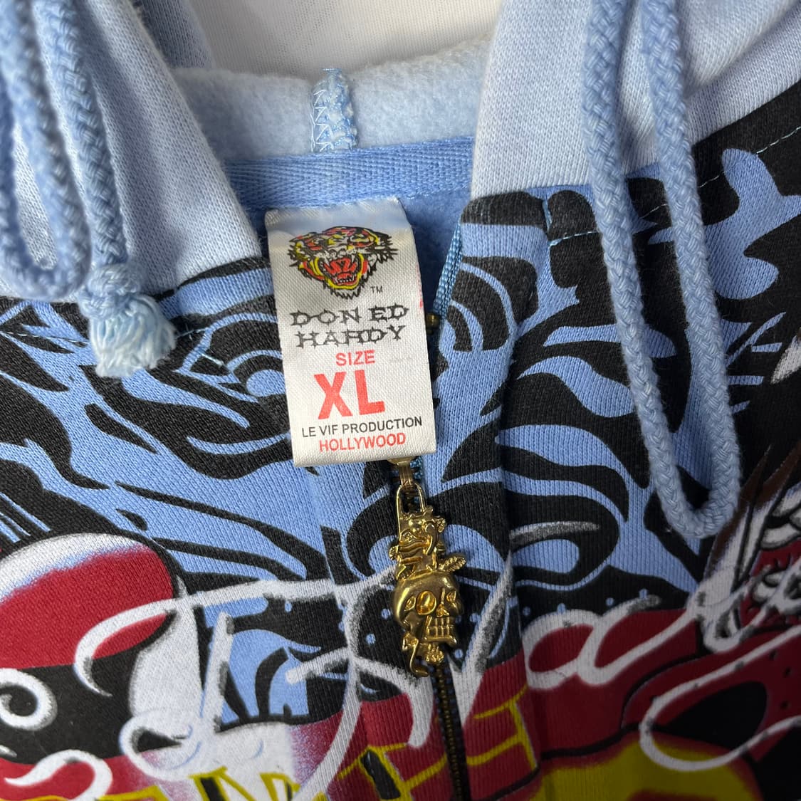 [Ed Hardy] 에드하디 오리엔탈 큐빅 후드집업 상품이미지6