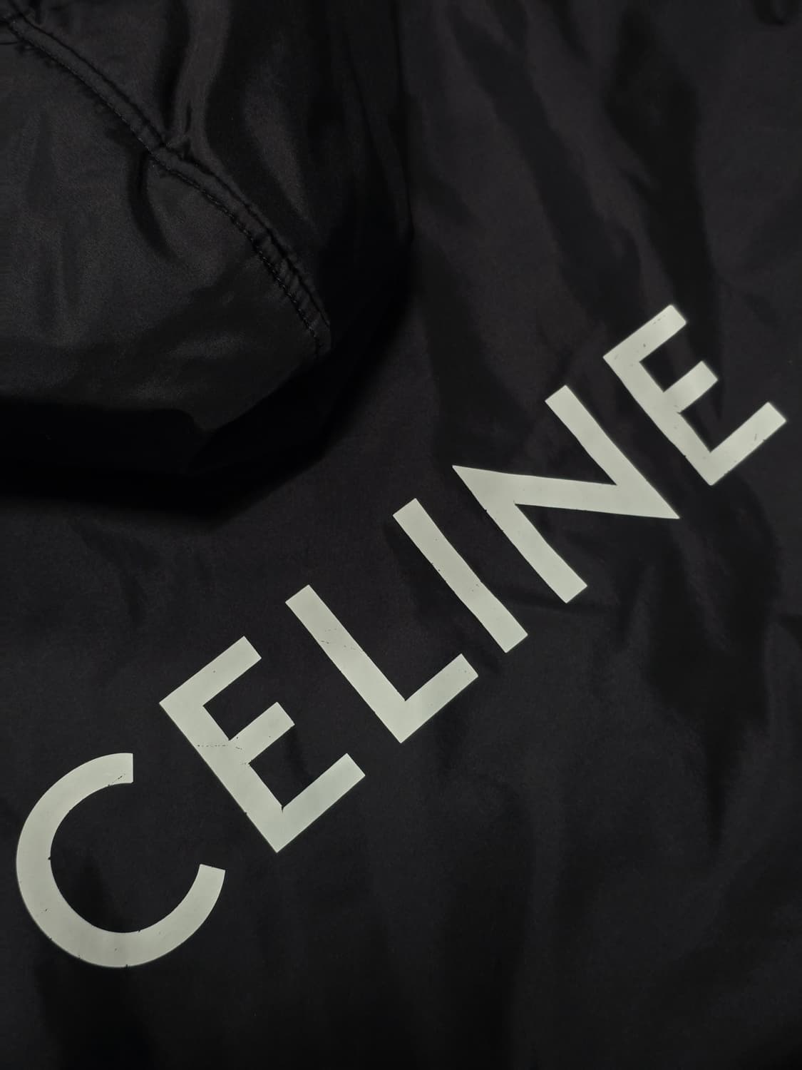 Celine 셀린느 백로고 나일론 바시티 후드 자켓 상품이미지8