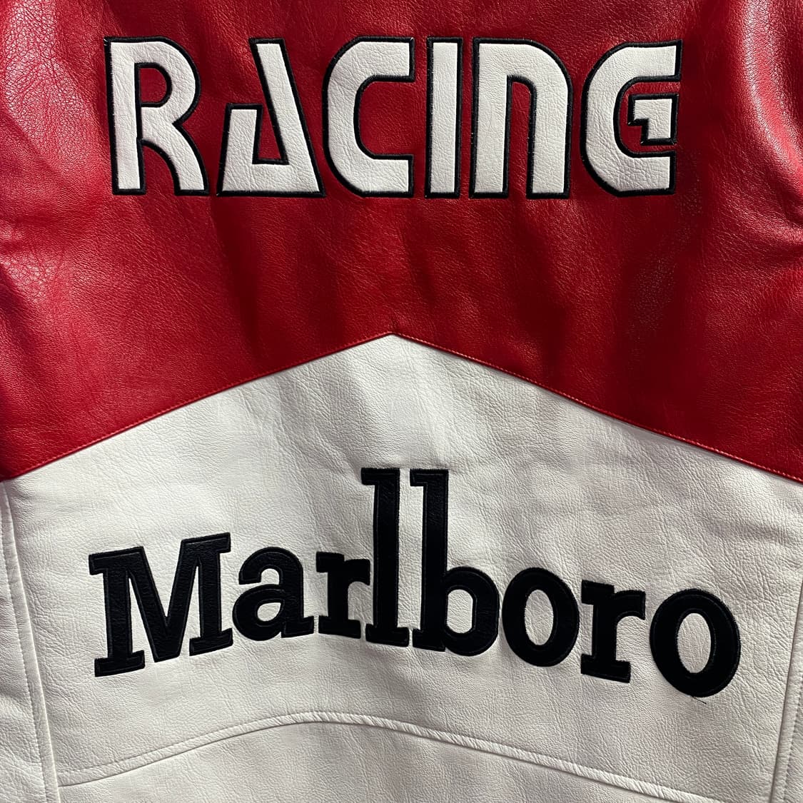 말보로 빅로고 레이싱 바이크 레더 자켓 B3697 상품이미지7