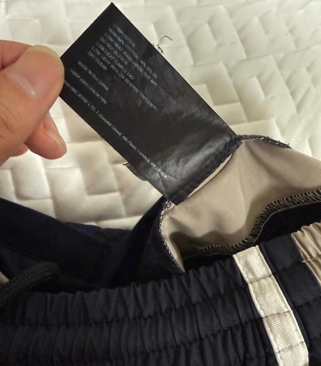 [S] 마틴로즈 스포츠 트랙팬츠 네이비/베이지 상품이미지8