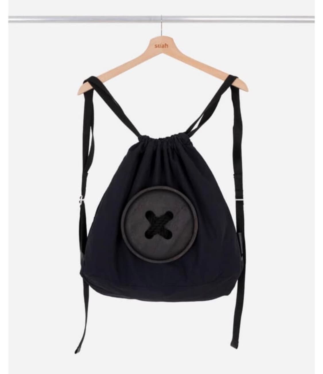 Big Button Draw Bag / Black 구합니다 상품이미지1