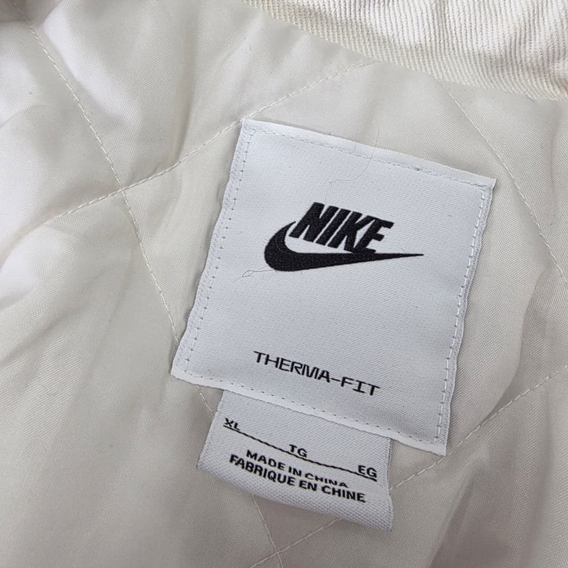나이키 써마핏 캔버스 워크자켓 초어코트 크림 XL 상품이미지7