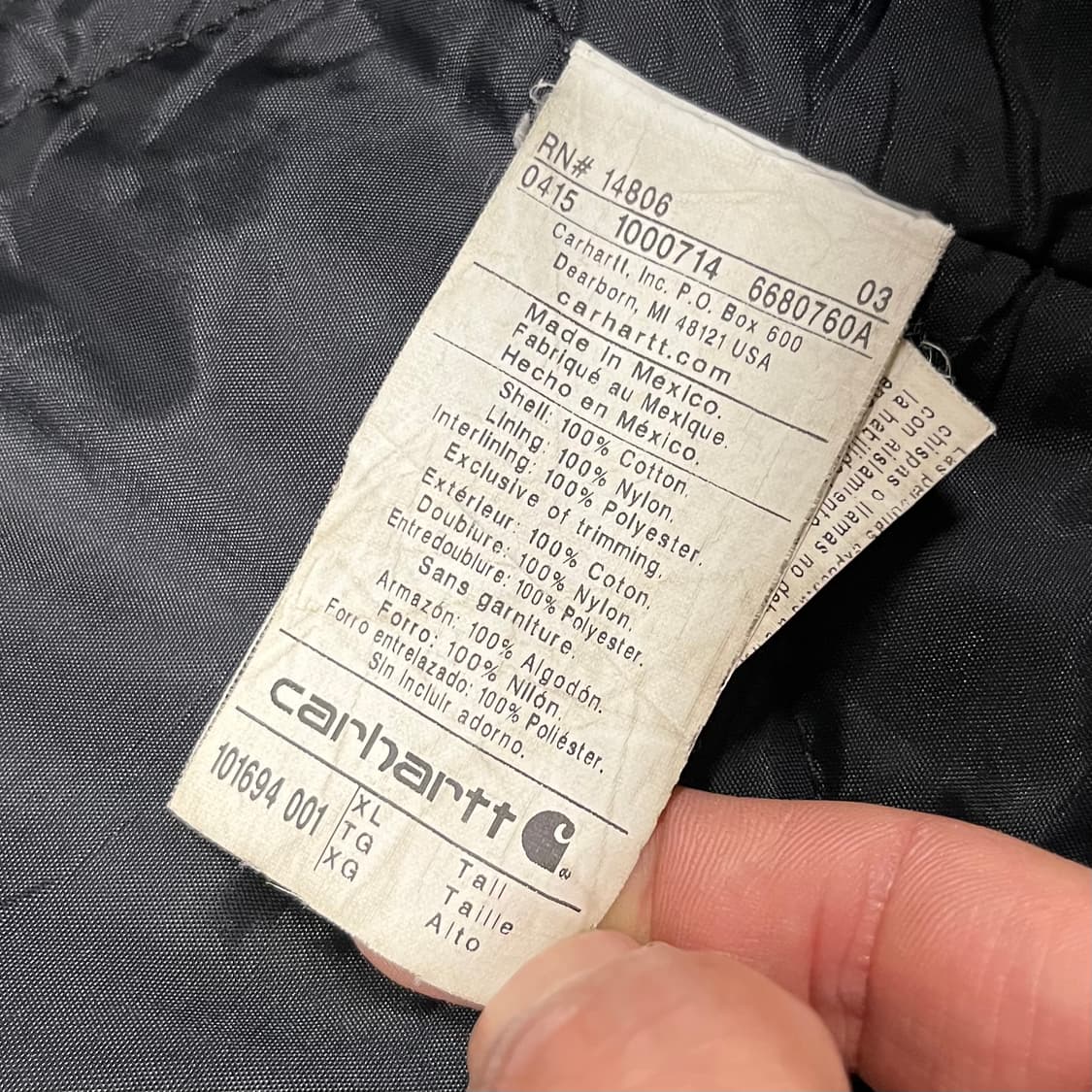 Carhartt 하이비즈 트레디셔널 워크 자켓 (110) 상품이미지6