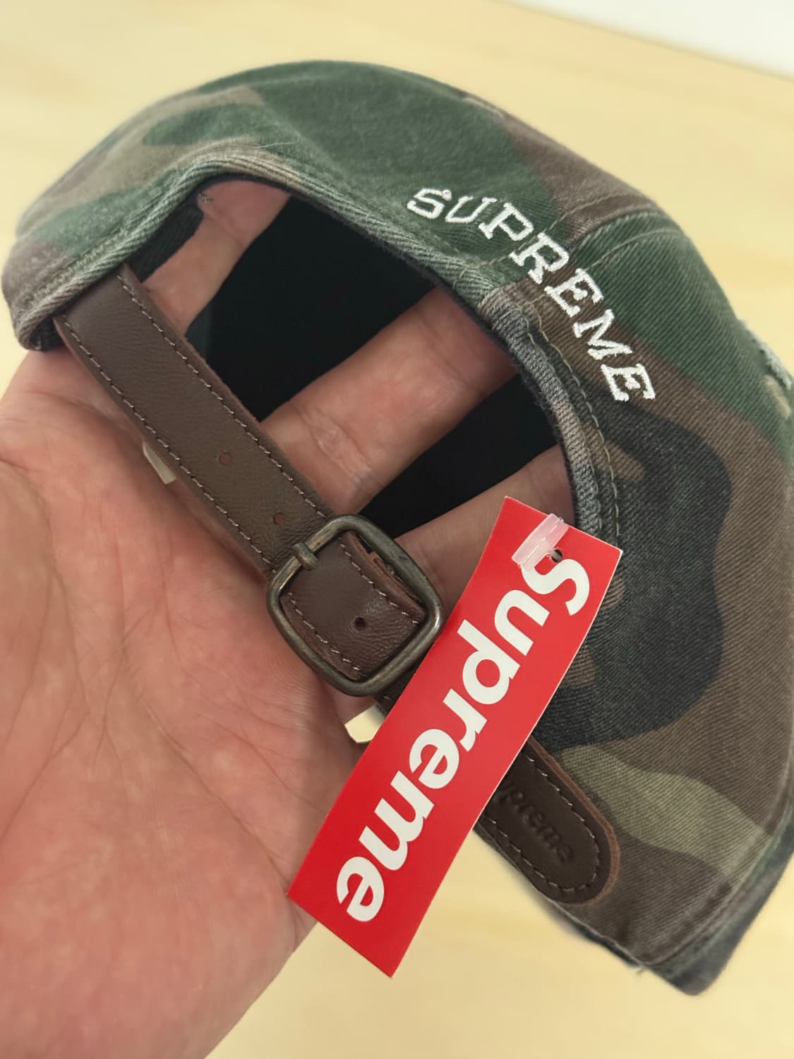 슈프림 25fw 6패널 우드랜드 카모 캡 상품이미지2