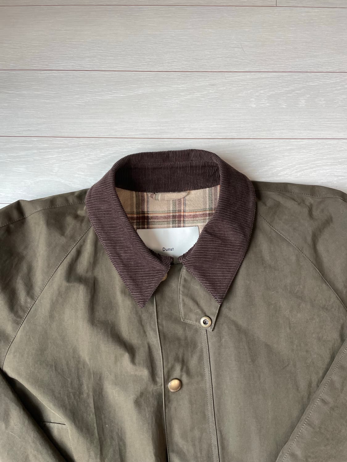 UNISEX WAXED COTTON HUNTING JACKET (UDJU 상품이미지3