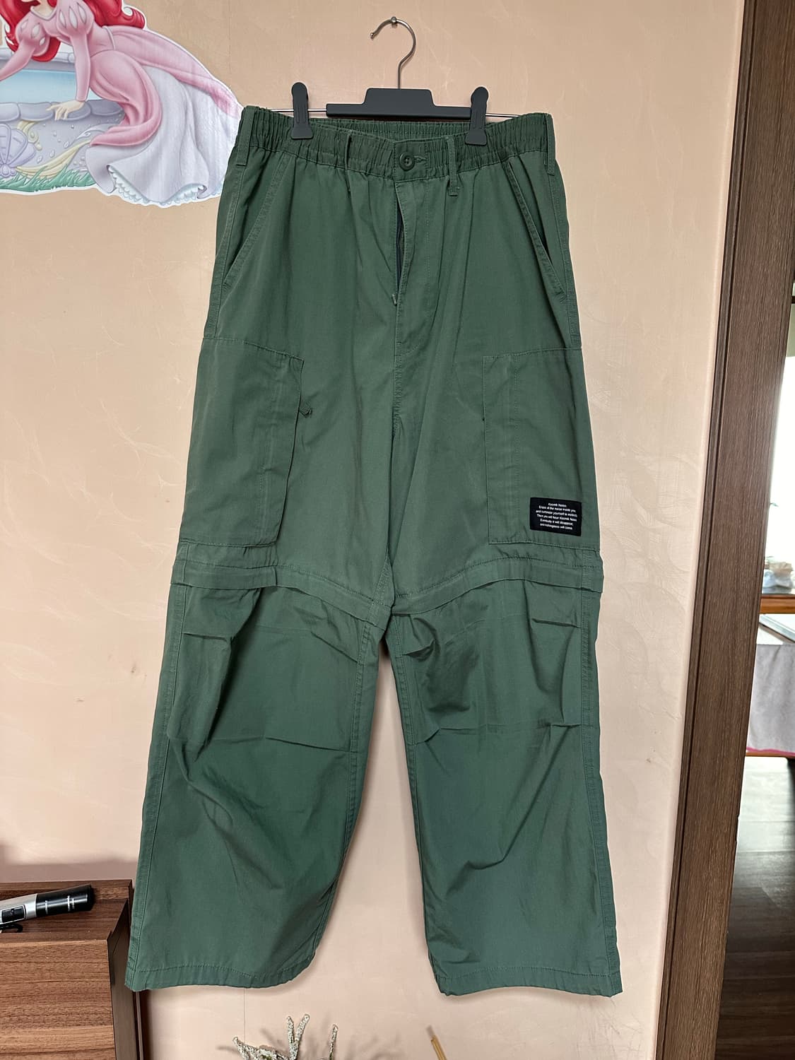 S) GU x 언더커버 유틸리티 팬츠 올리브 상품이미지1