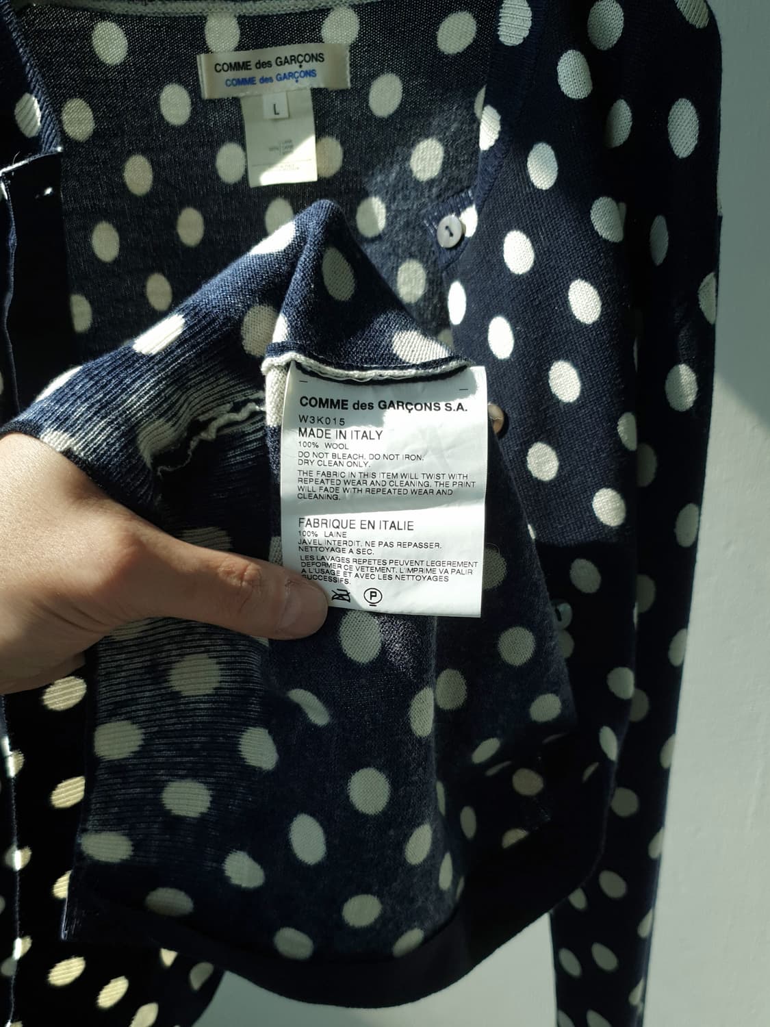 Comme Des Garcons polka dot cardigan 상품이미지9
