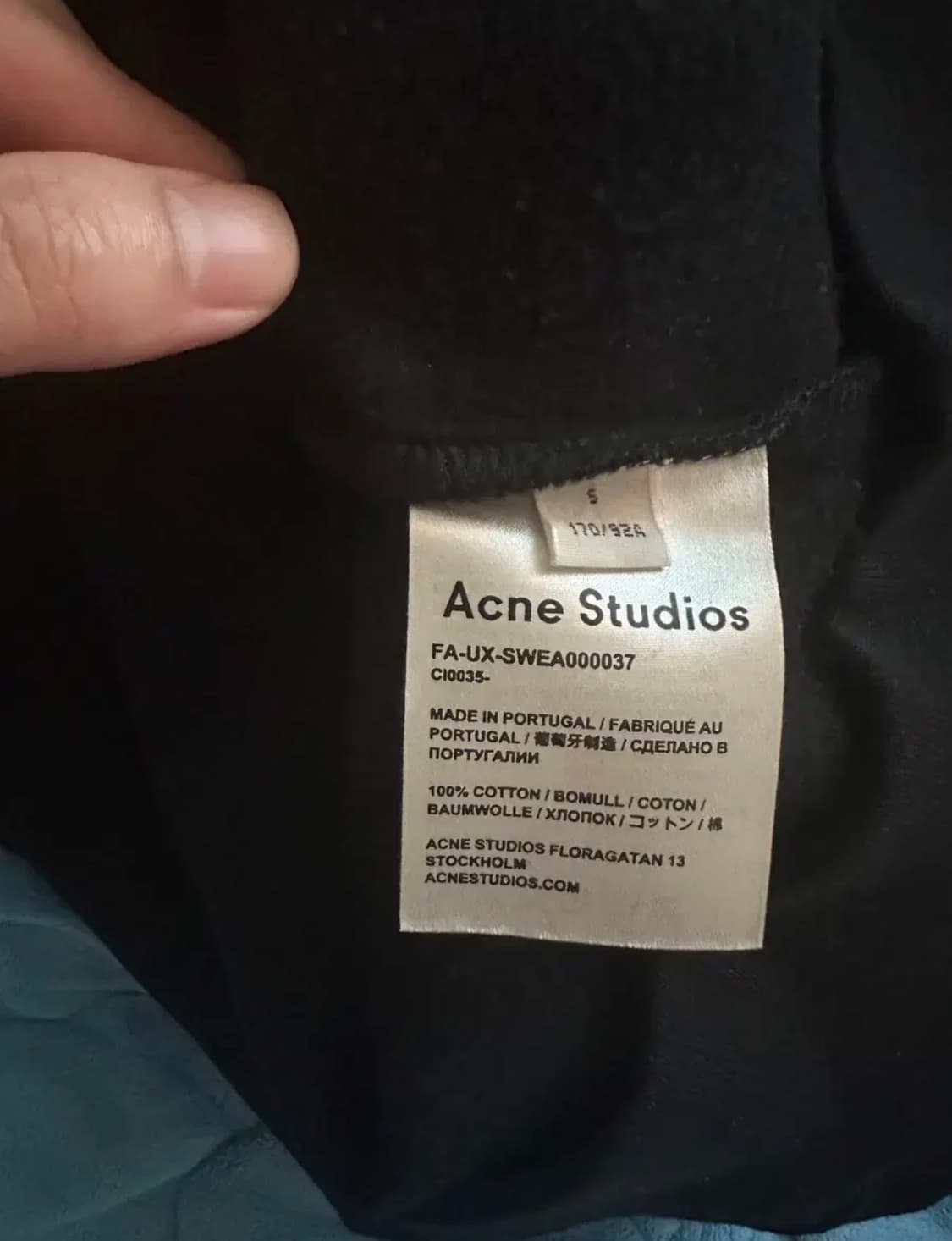 [S] 아크네스튜디오 빅페이스 이모지 맨투맨 상품이미지2