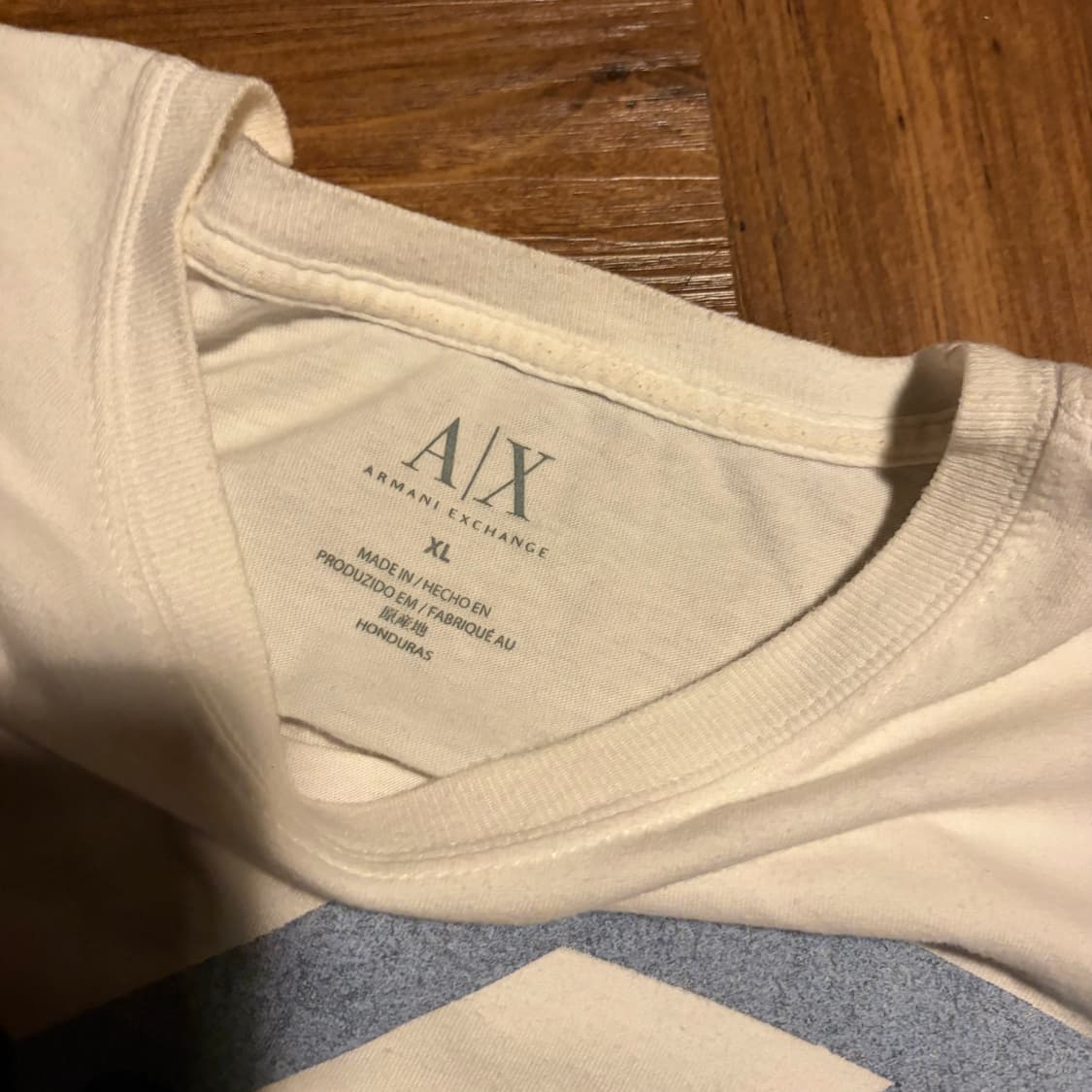 Armani Exchange white T-shirt xl 상품이미지3