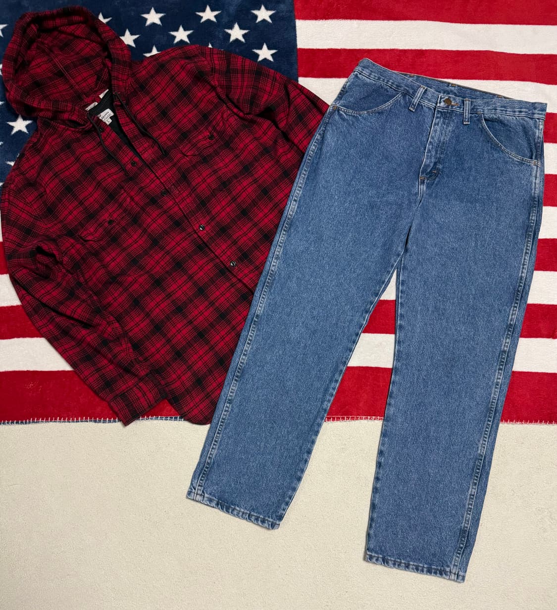 리바이스 버팔로체크 플란넬 후디셔츠자켓Levis flannel shirt 상품이미지10