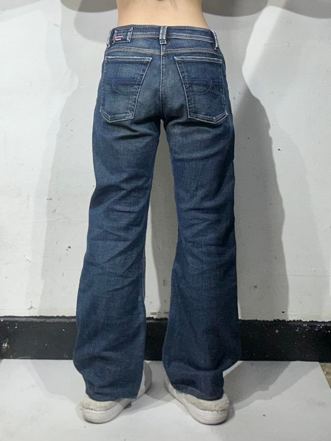 디젤 중청 와이드 데님 팬츠 29 상품이미지3
