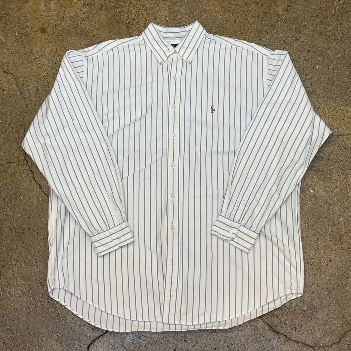 미국 빈티지 폴로 랄프로렌 스트라이프셔츠 남방 상품이미지1
