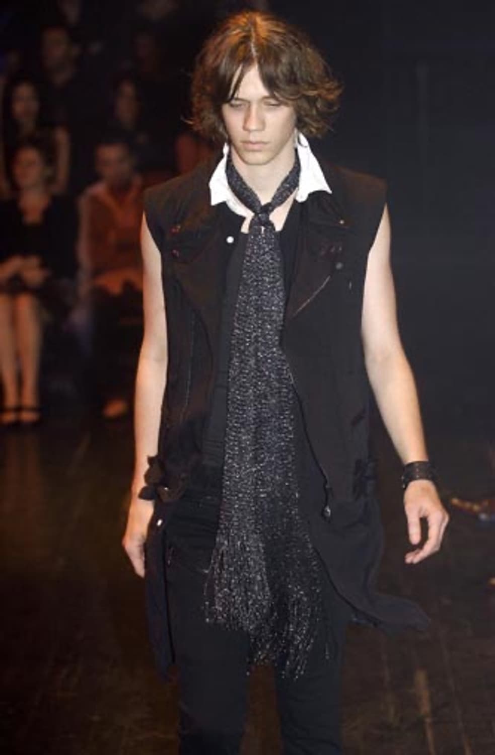 넘버나인 SS05 나이트크롤러 바이커 벨티드 스키니데님 상품이미지1