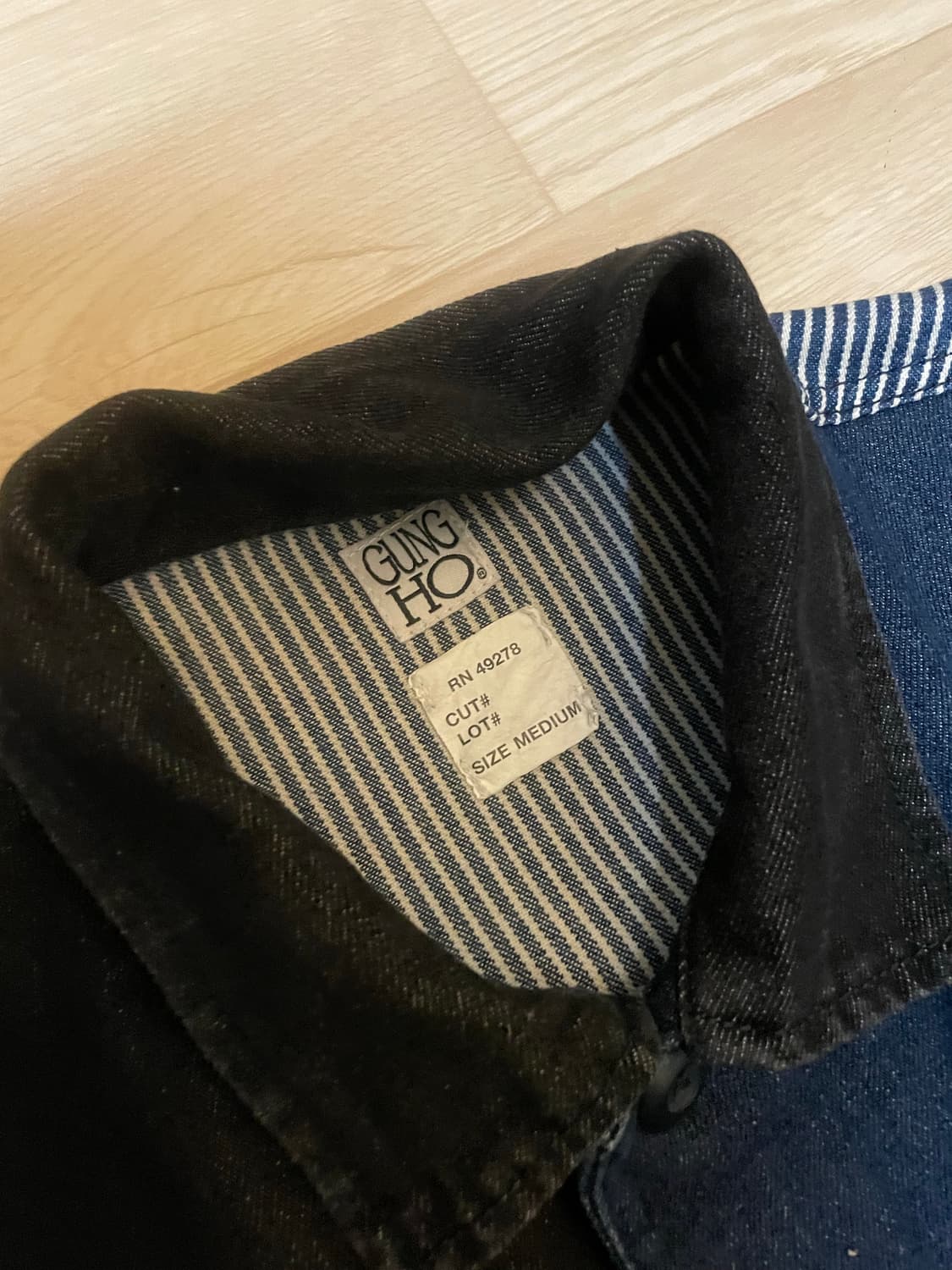 궁호 GUNG HO 데님셔츠 M we 상품이미지2