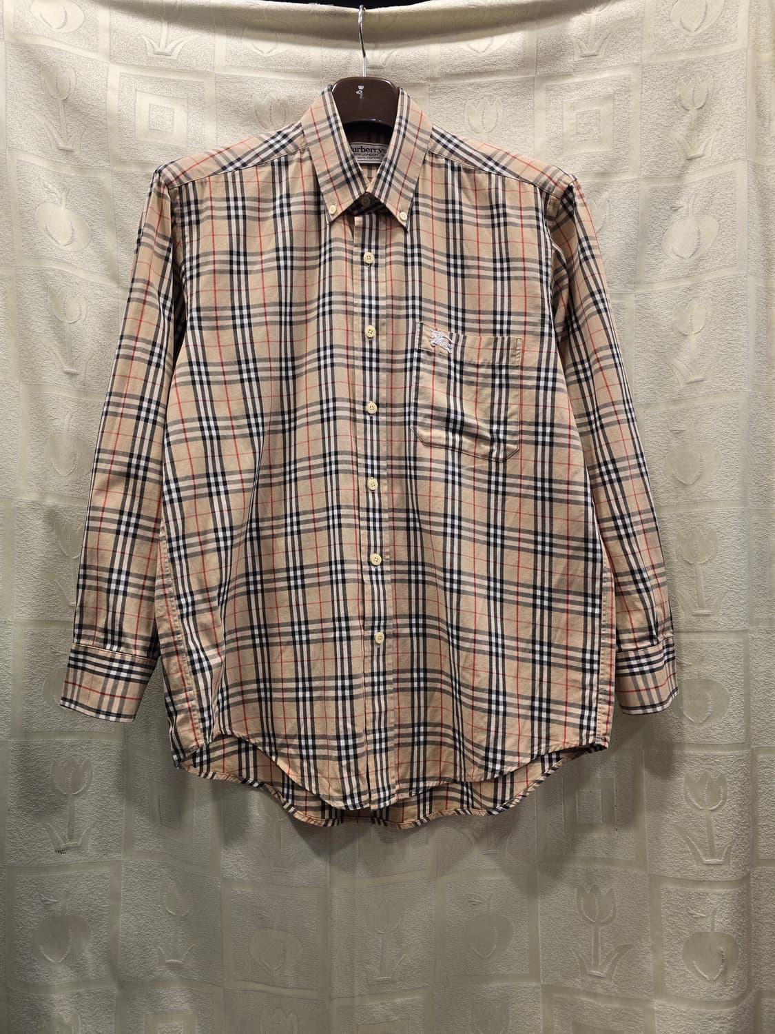 버버리 체크 남방 100% 코튼 95 상품이미지1