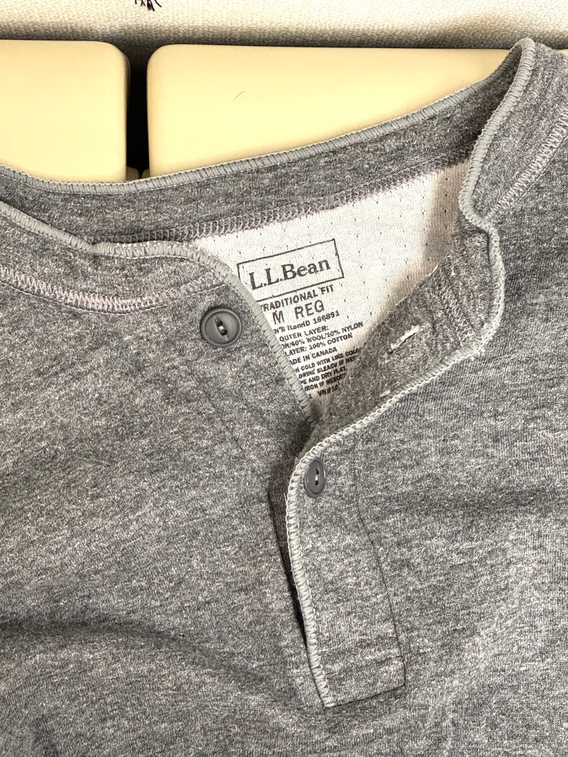 LL Bean Henley neck/T94 상품이미지2