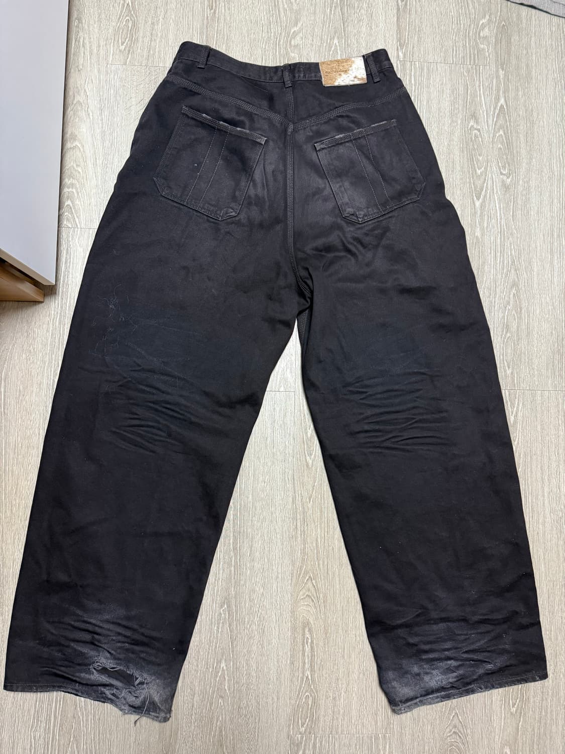 Stu autumn 시즌 wide denim pant L 상품이미지2