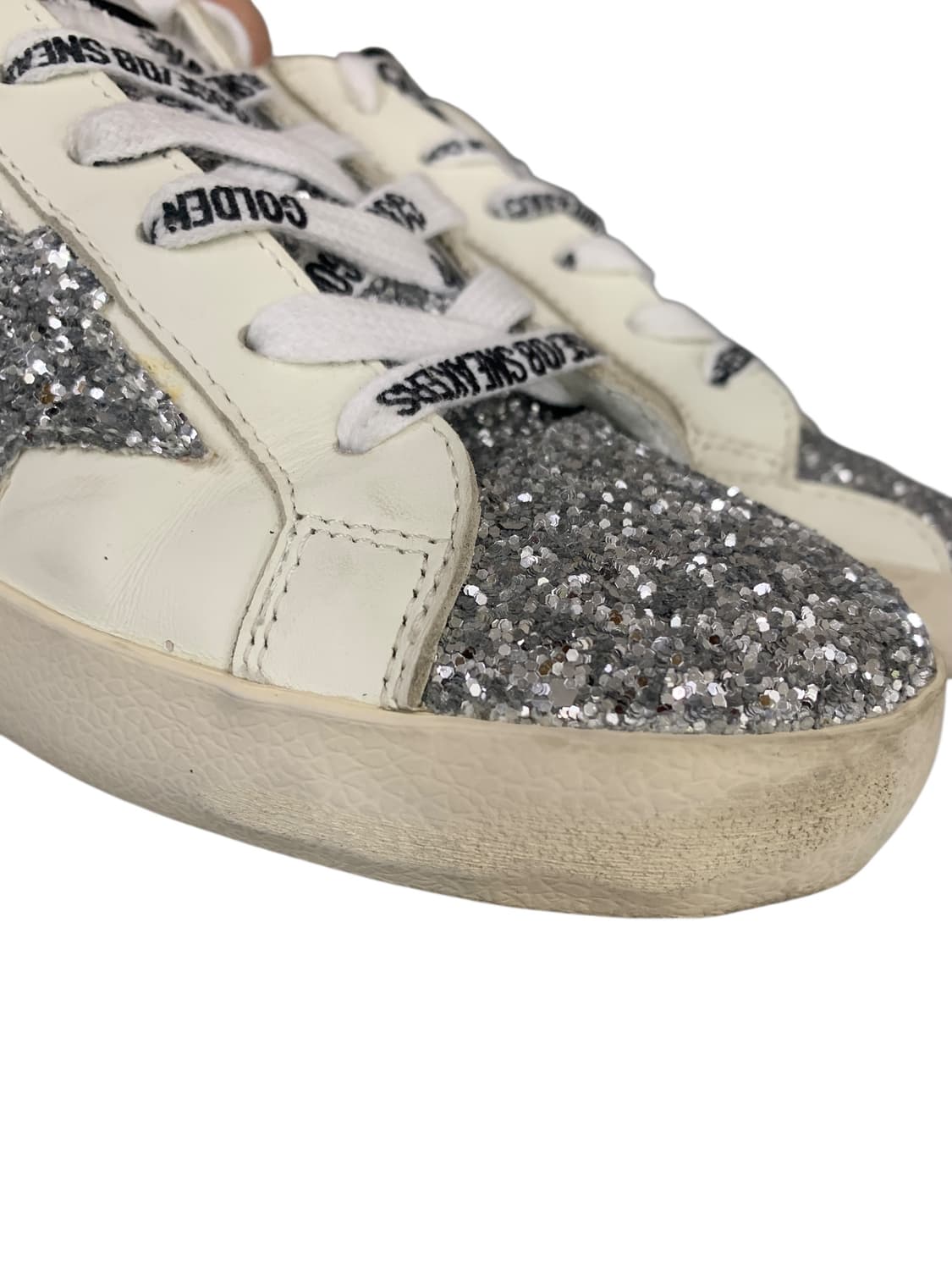 골든구스 슈퍼스타 화이트 글리터 스니커즈 36(230) (gr-3302) 상품이미지9