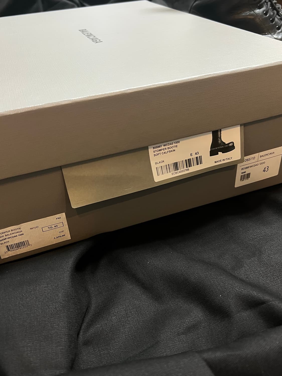 [발렌시아가] 스톰퍼 부츠 43 상품이미지7