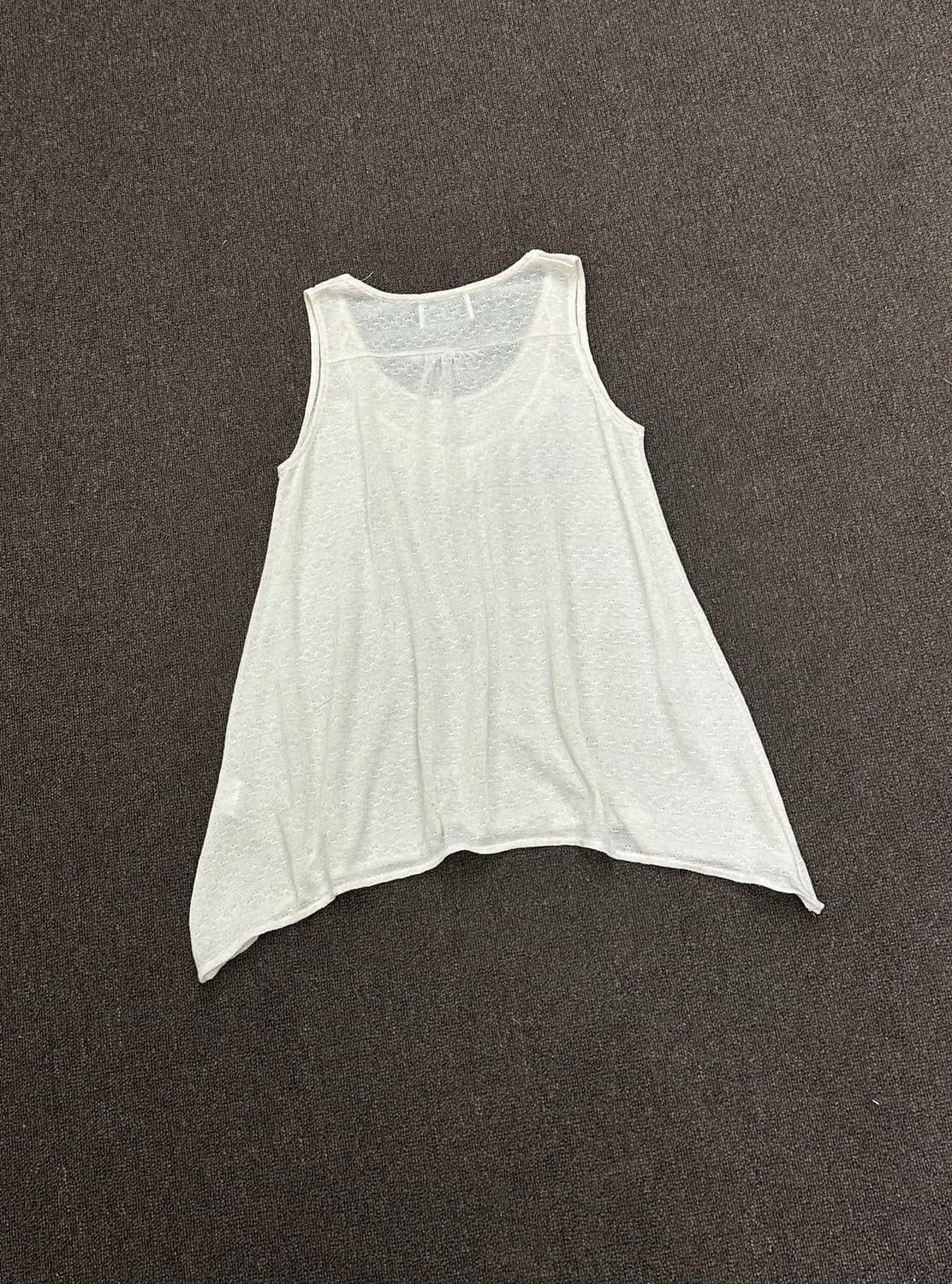 M)ventviolet vintage 여성 레이스 디테일 아이보리 나시 상품이미지6