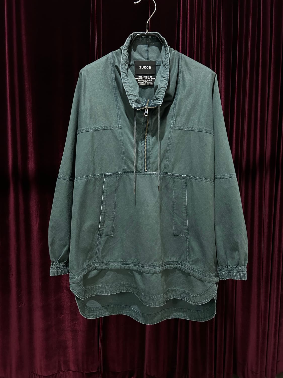 ZUCCA pigment anorak - JAPAN MADE 상품이미지1