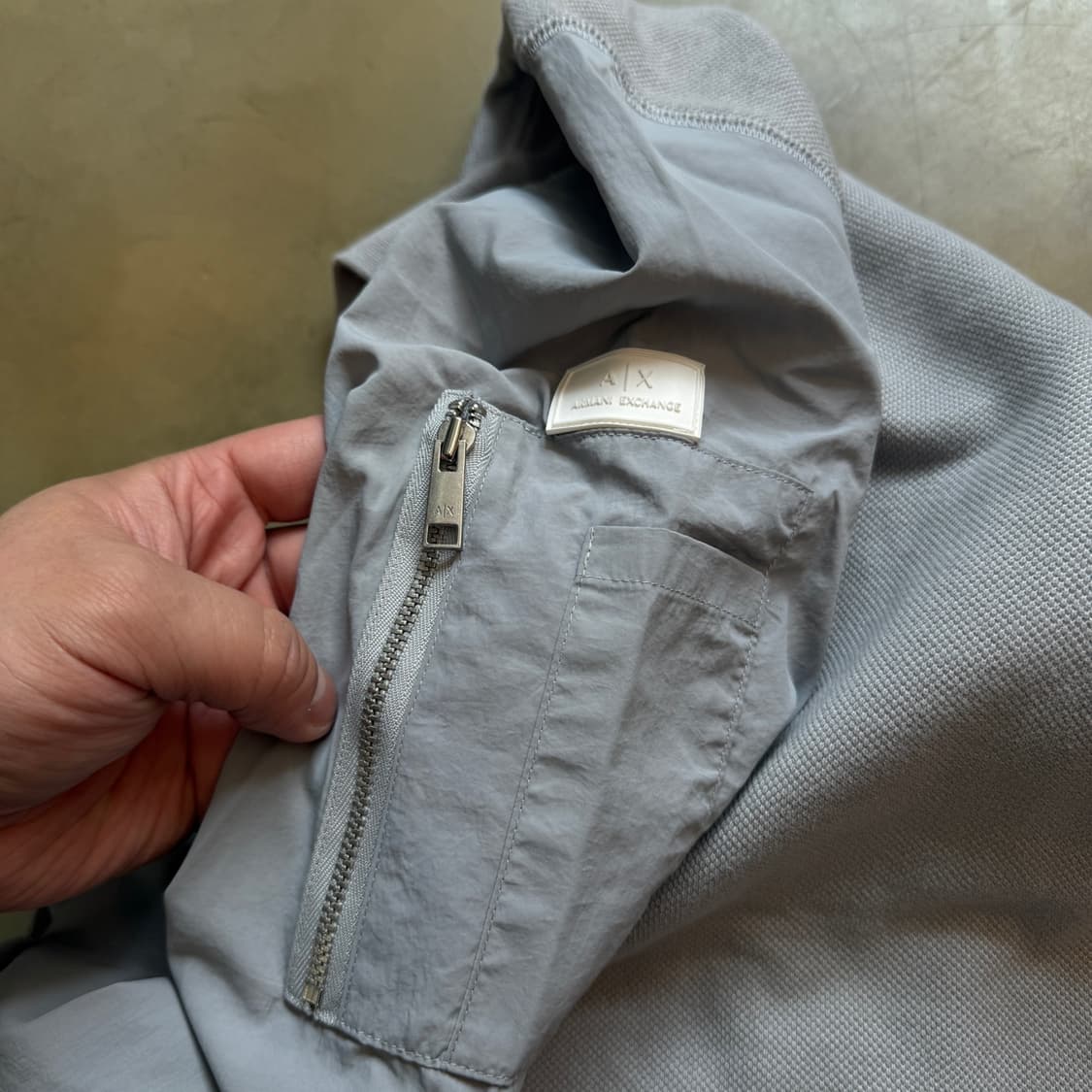 아르마니 익스체인지 코튼 나일론 집업자켓 상품이미지6