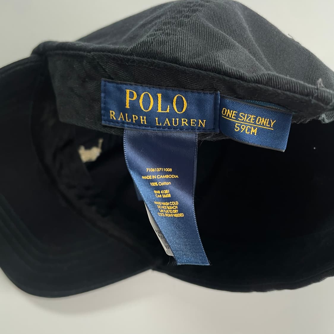 Polo  폴로 랄프로렌 신형 블랙 볼캡 상품이미지3