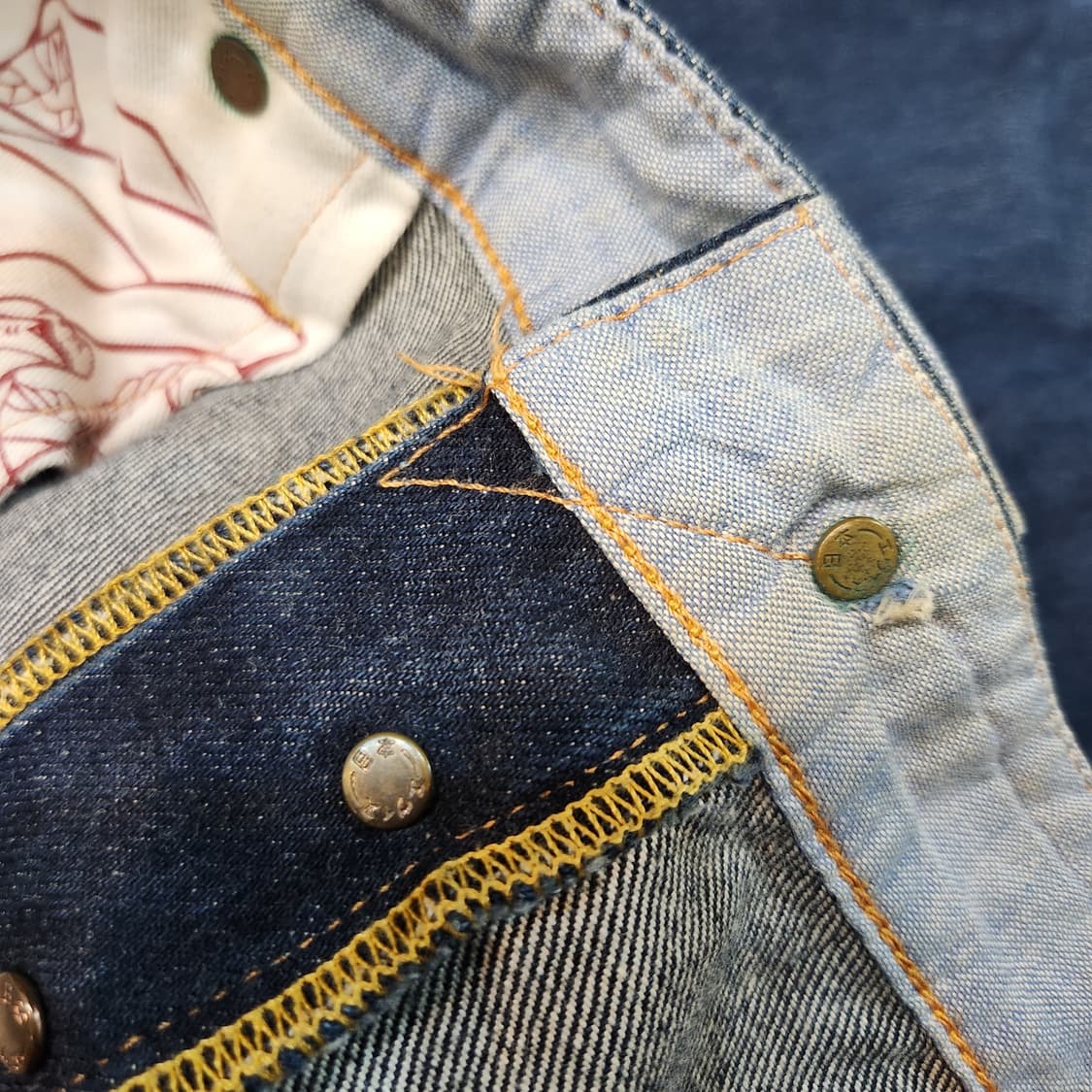 EVISU 에비수 재팬 Lot2000 백호 데님 팬츠 38 빅다이콕 상품이미지4