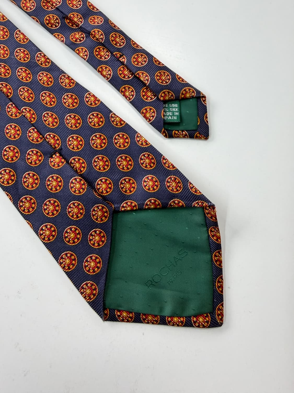 로샤스 (rochas) 실크 넥타이 9.3cm 상품이미지5