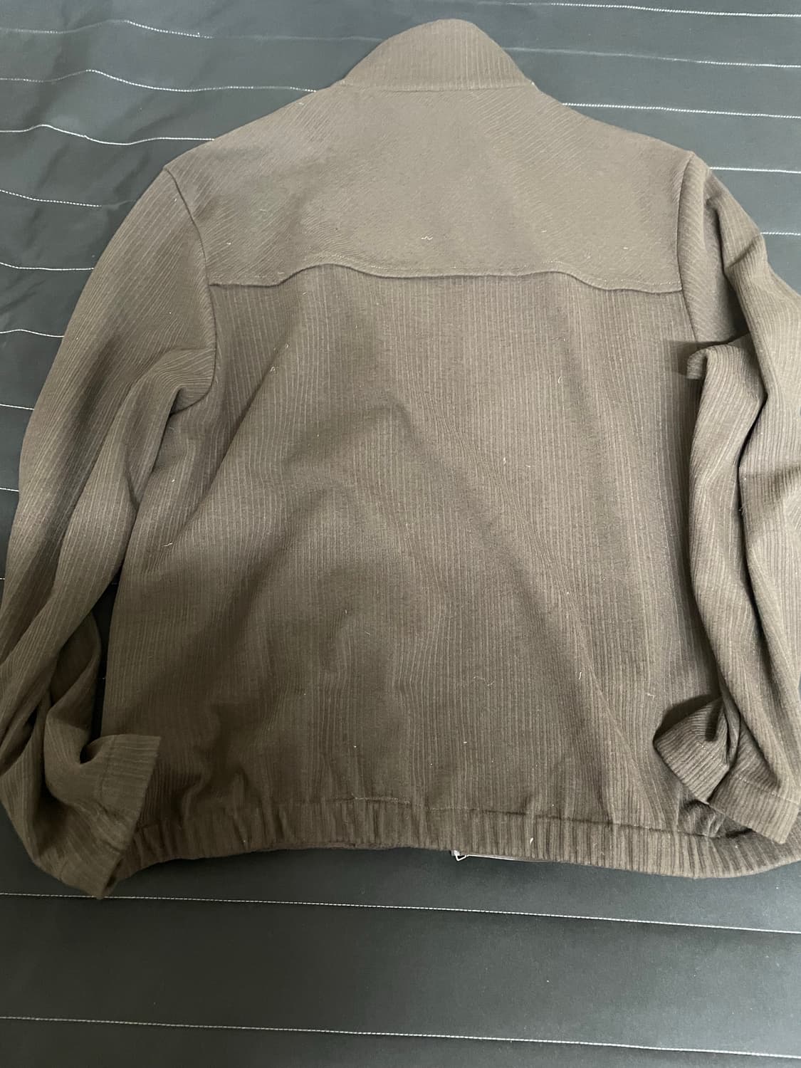 (BASE) FULL KNIT ZIP UP (BROWN) 상품이미지4