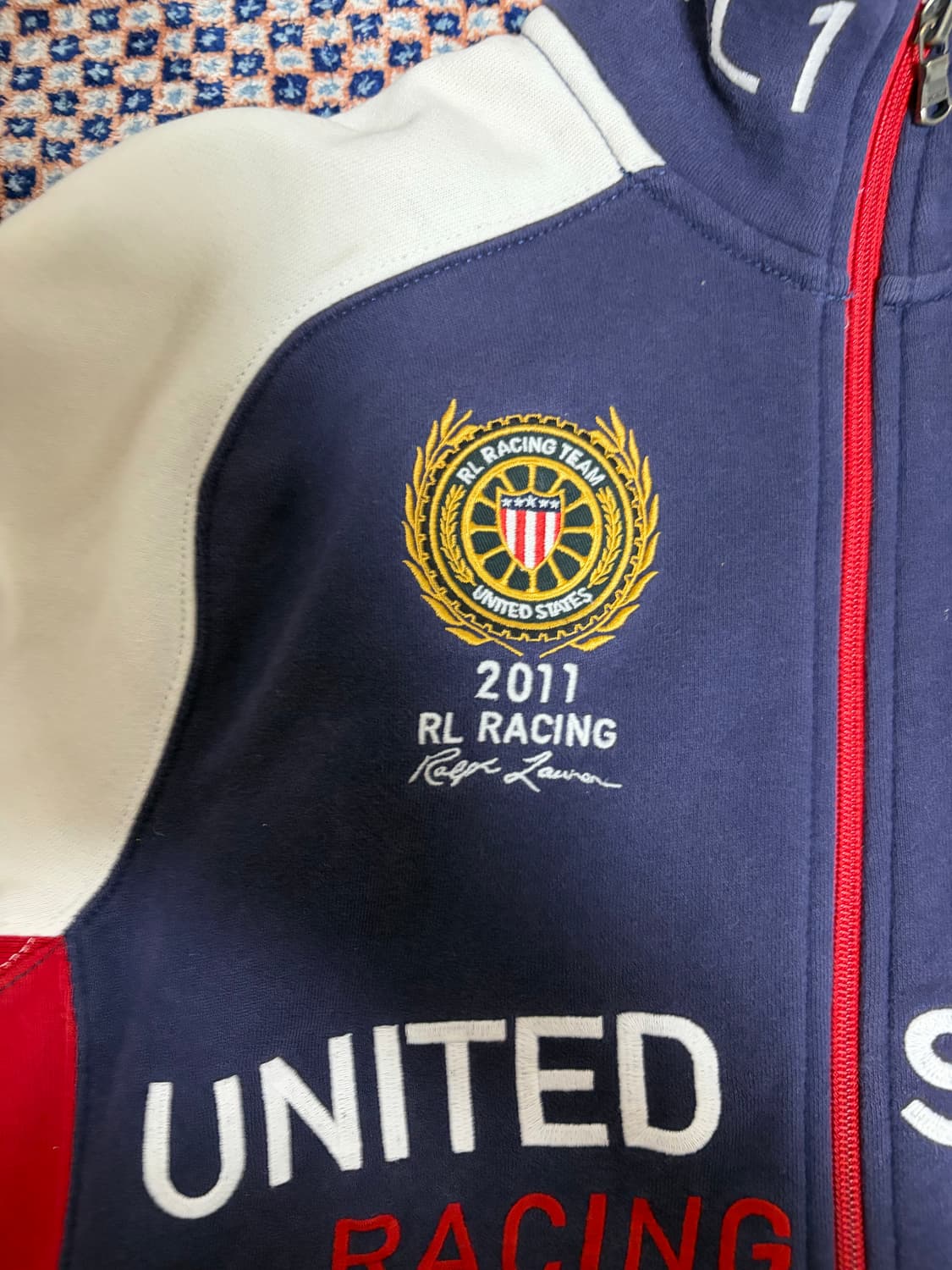 폴로 랄프로렌 빅포니 usa 레이싱 져지 m 상품이미지3