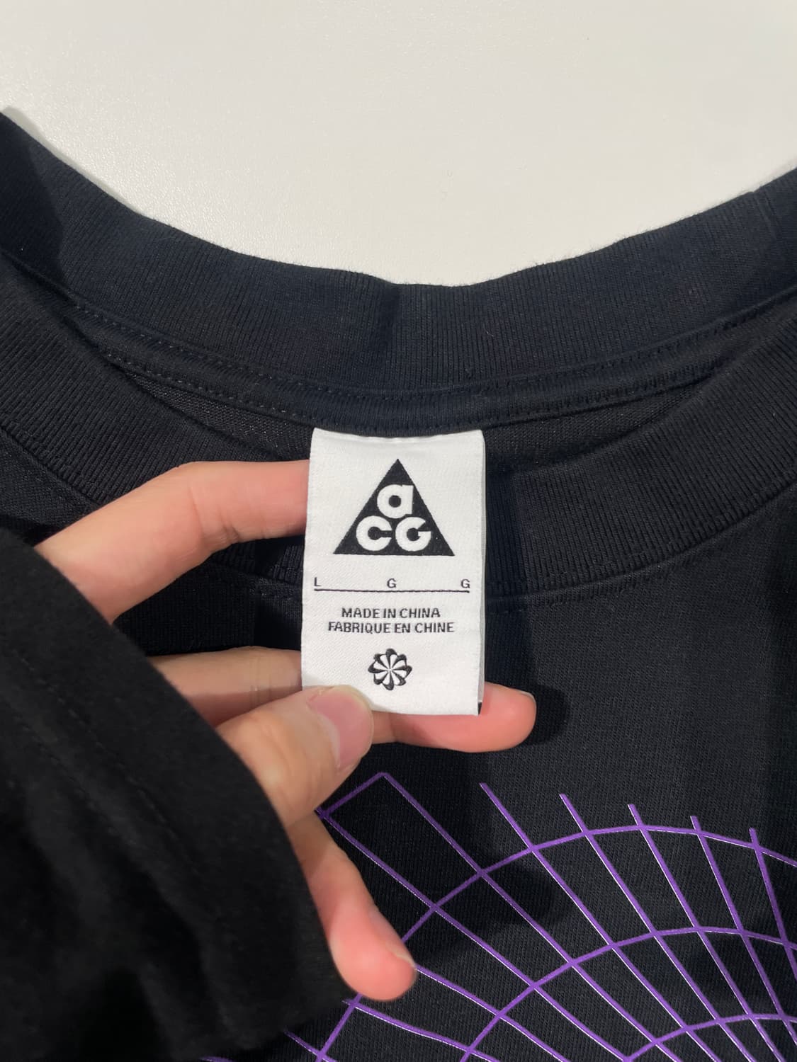 나이키 acg 블랙 웜홀 코튼 롱 슬리브 상품이미지7