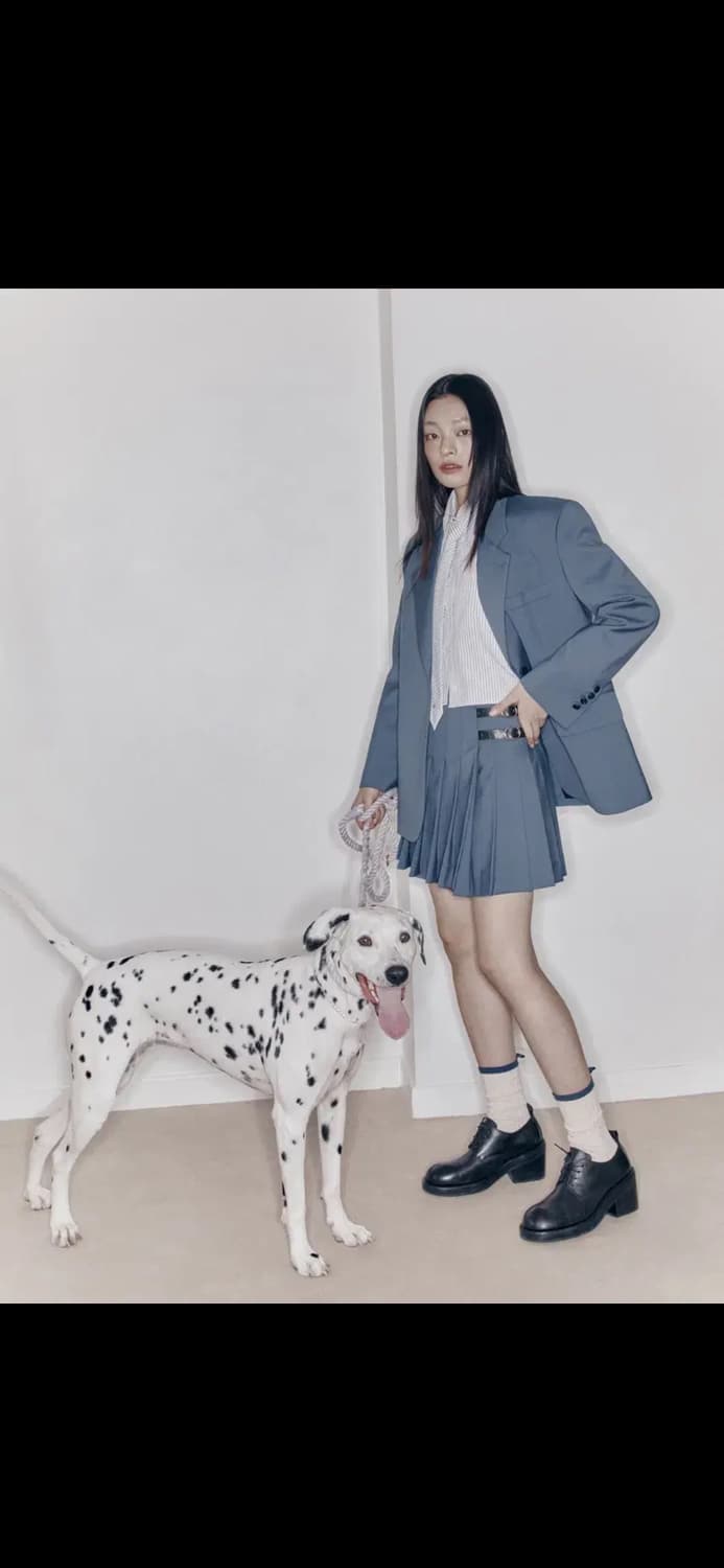 (셋업) 그로브 ethel jacket& plit skirt 상품이미지2