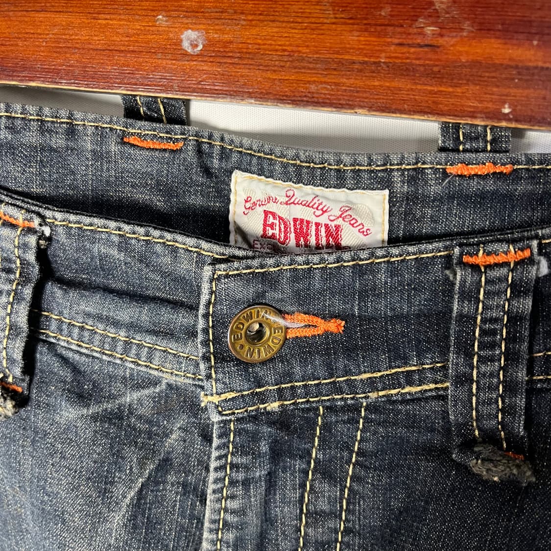 [EDWIN] 에드윈 Y2K 멀티포켓 워시드 데님팬츠 상품이미지5