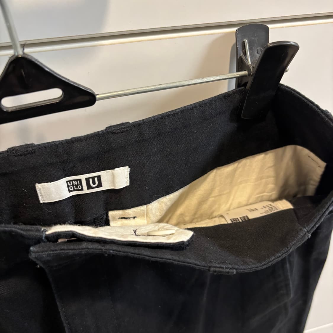 유니클로 U 와이드 C 배럴 팬츠 블랙 M 상품이미지6