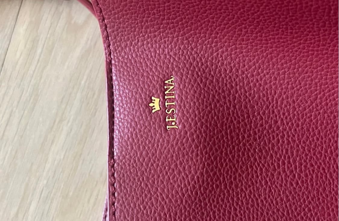 제이에스티나 버킷백 레드 크로스백 상품이미지2