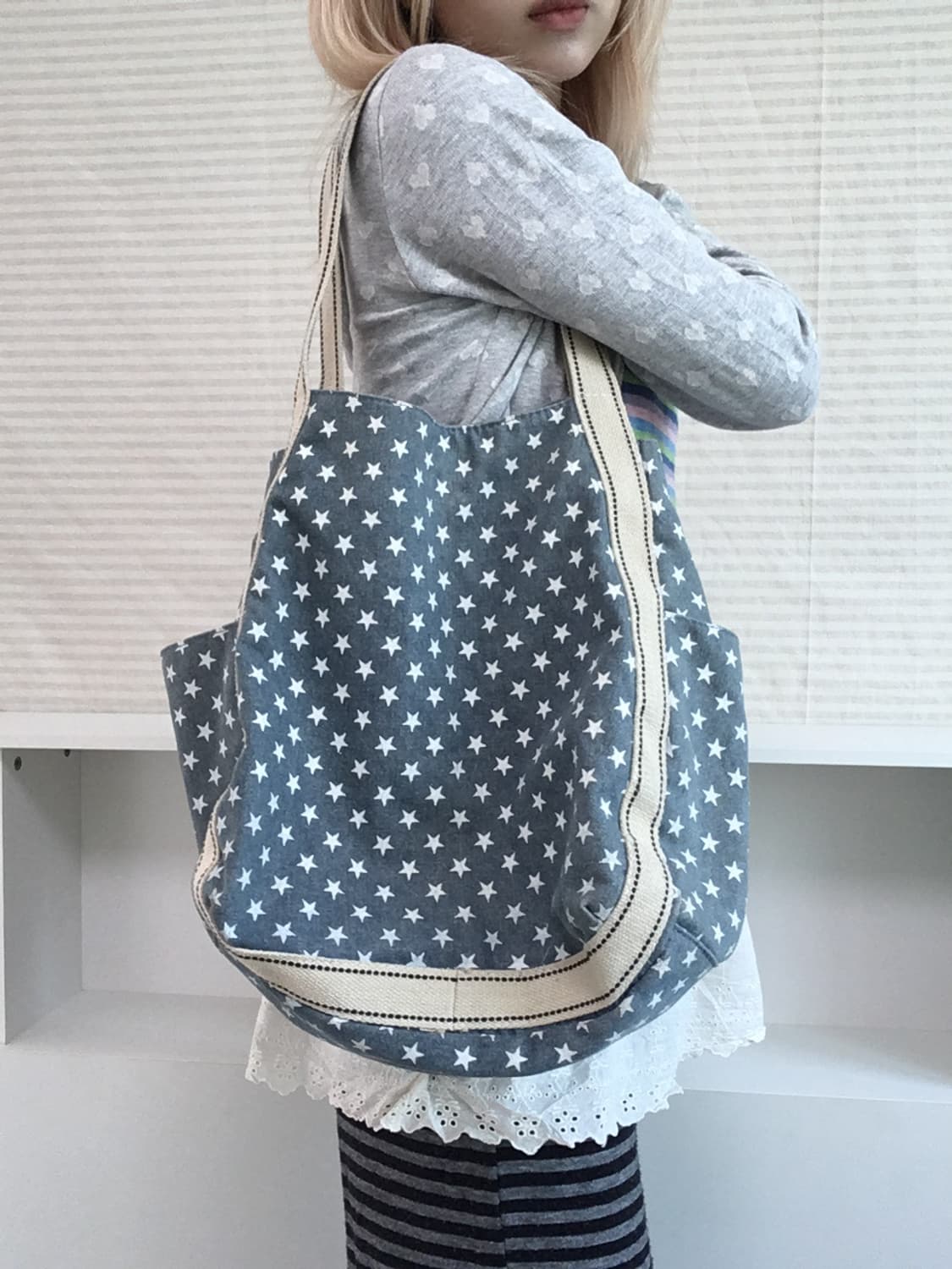 jpn vintage star denim pocket bag  상품이미지7