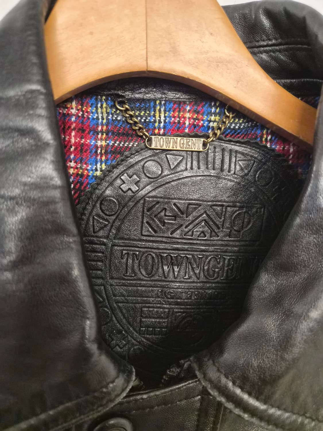 100) TOWNGENT 타운젠트 올드스쿨 양가죽 점퍼 팝니다 상품이미지3