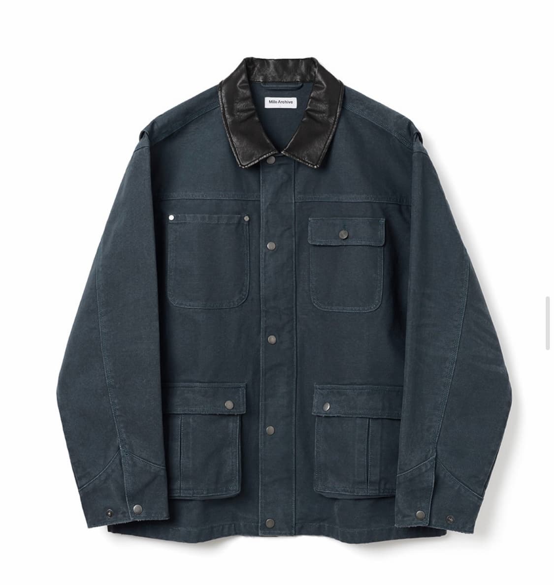 새상품) 밀로 아카이브 빈티지 카르마 워크 자켓 시멘트 블루 상품이미지5