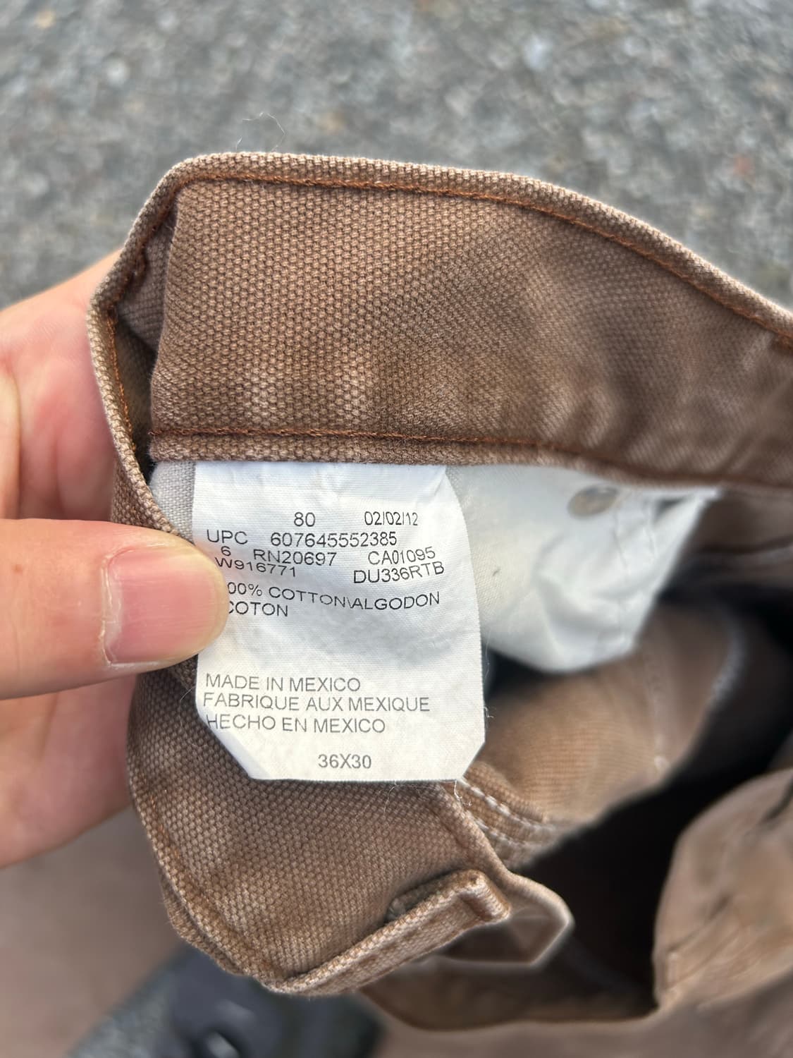 디키즈 덕캔버스 카펜터워크팬츠 36in 상품이미지6