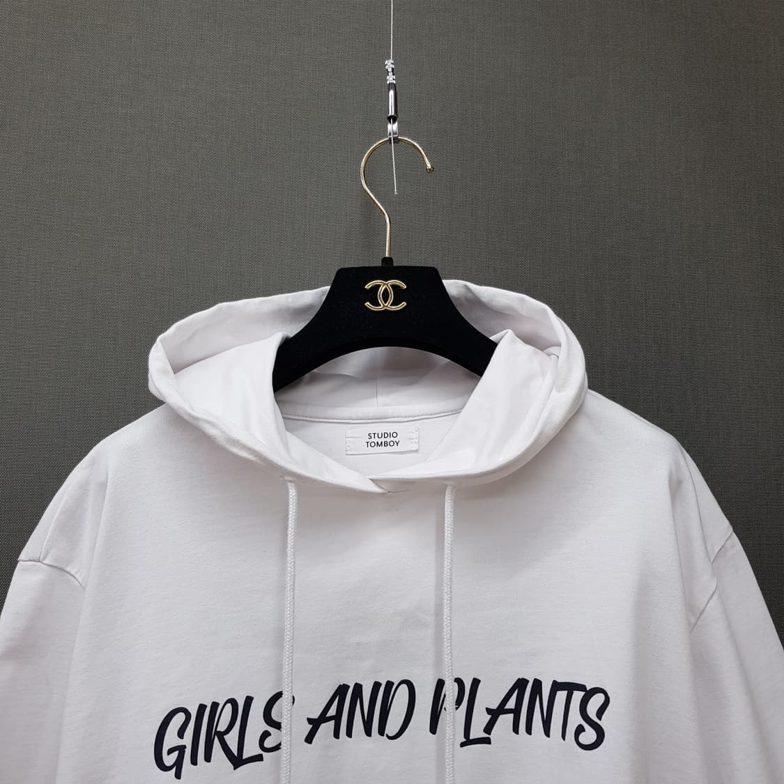 스튜디오 톰보이 2021 레터링 크롭 후드 티셔츠 F사이즈 상품이미지2