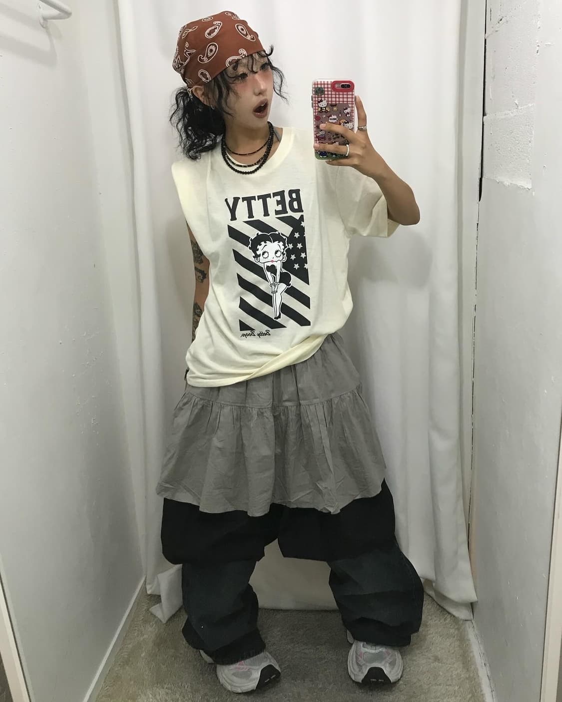 Betty Boop Printing T-shirt ( 새상품 )  상품이미지2
