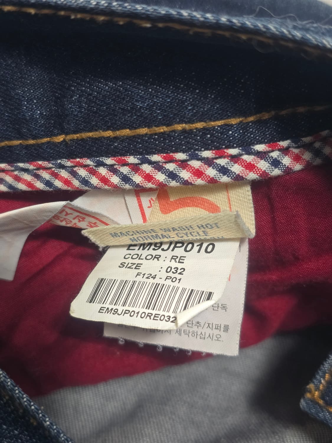 Evisu 에비수 폭스 자수 데님 청바지 32 상품이미지9