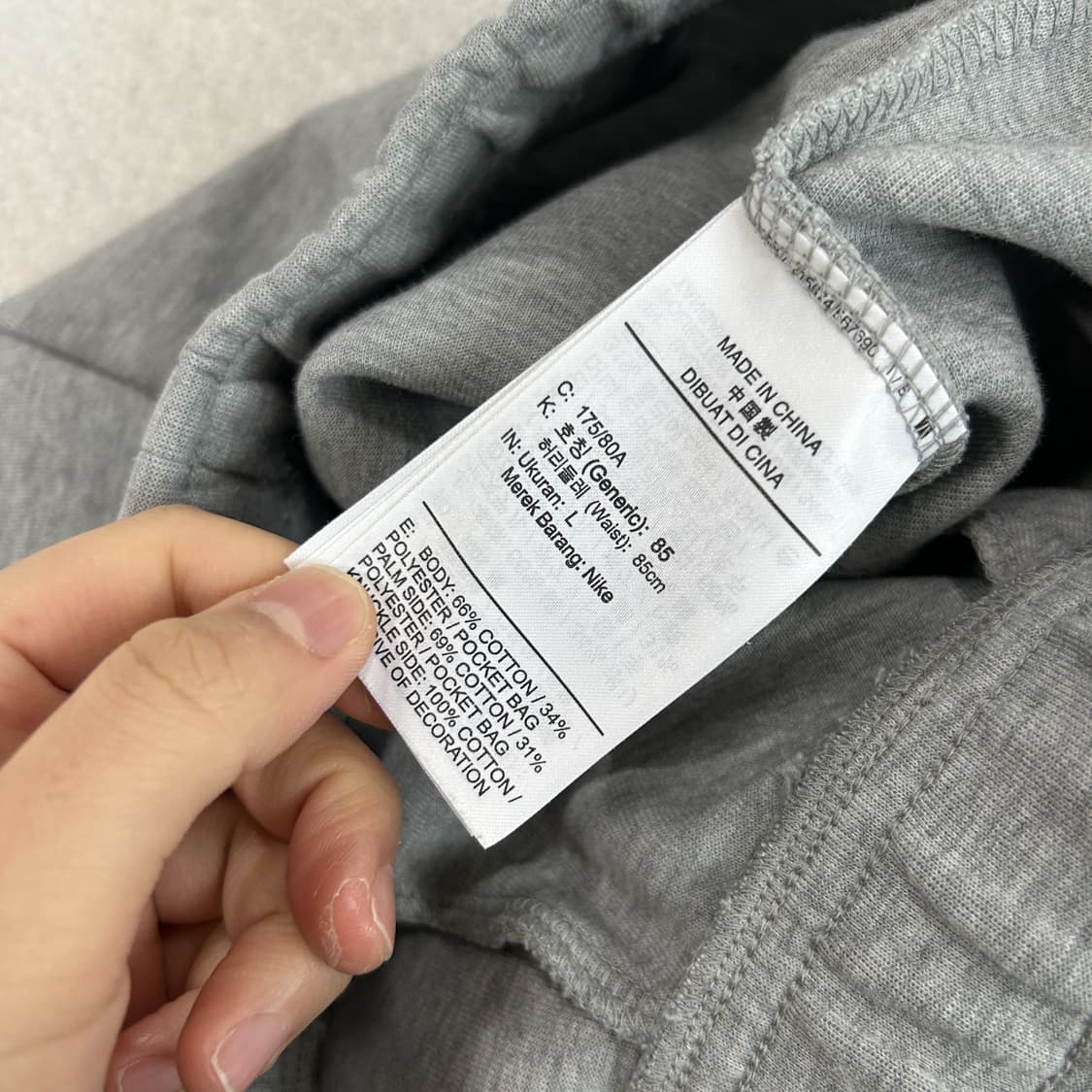 나이키 테크 플리스 반바지 회색 L 상품이미지3