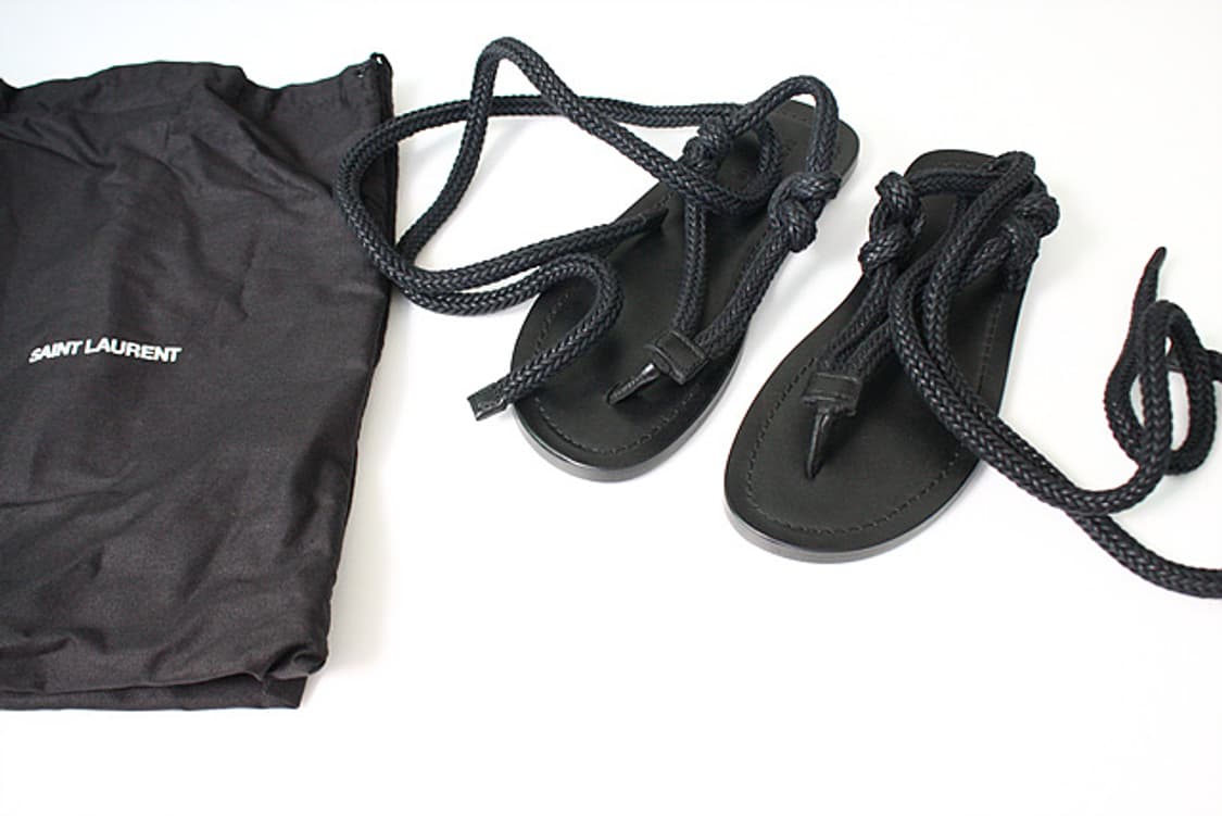 생로랑 SAINT LAURENT 누 피에 로프 가죽샌들 새상품(풀세트) 상품이미지1