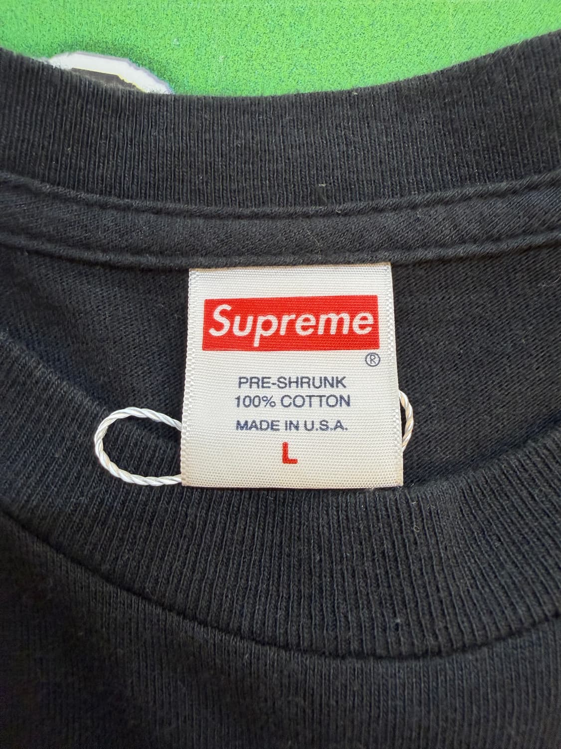 슈프림 17SS  '리치스트'  티셔츠 블랙 상품이미지3